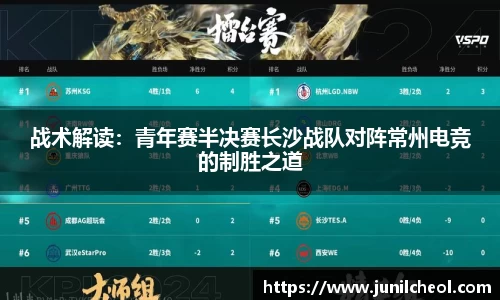 战术解读：青年赛半决赛长沙战队对阵常州电竞的制胜之道